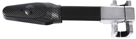 Cepo de volante con alarma, 130 dB, bloqueo universal para volante de coche, antirrobo, retráctil