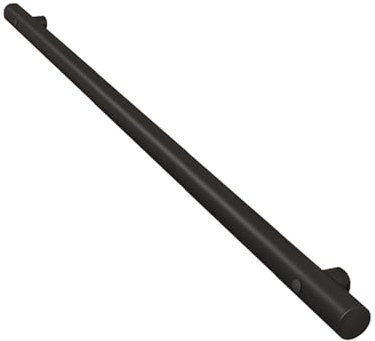 Pasamanos de pared de acero inoxidable de 30 a 600 cm, barandilla industrial con soporte de montaje en pared, pasamanos de metal para escaleras interiores, barra de seguridad de 1 pie