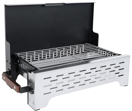 IWENZHKPA Barbecue Charbon Barbecue Au Charbon De Bois, Pliable, Portable, Léger, De Table pour Les Pique-niques Barbecue Portable