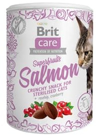 Brit Care Superfruits croccante snack per gatti sterilizzati con rosehip e mirtillo rosso