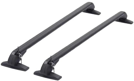 DZSHONGXINSM 1 Par De Vehículos Universales con Cerradura Estante Montaje para Techo Coche Barra Riel Portaequipajes Pieza Modificación Superior Barras de Techo Auto(C)
