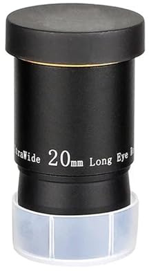 Astronomy Eyepiece, Kit oculare telescopico da 1,25 Set oculare FMC ultra grandangolare da 6/9/20 mm 66°,Deep Sky Observation(20mm)