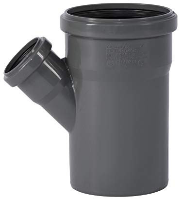 Ostendorf DN110 45° HTsafe HT - Bifurcador, color gris