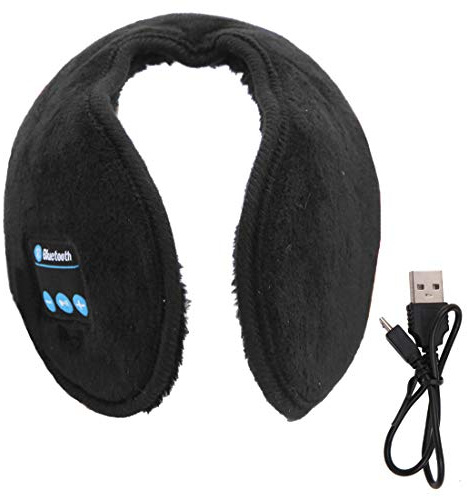 Gino Bluetooth Earmuffs Headphones, Winter Earmuffs with HD Sound, Adjustable for Outdoor Sports Enthusiasts, Travelers, Comfortable Warmth