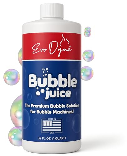 Bubble Solution (Refill 32oz) – Premium Bubbles for Bubble Machine & Blower – Made in USA, Non-Toxic & Ready to Use – Outdoor Bubble Juice for Kids, Parties, Weddings, Birthdays & Events