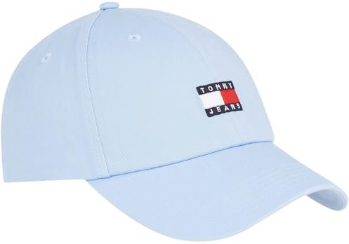 Tommy Jeans Damen Cap Heritage Basecap, Blau (Moderate Blue), Einheitsgröße