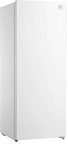 Kenmore Upright freezer - Convertible Refrigerator/Freezer, 5 Shelves, Garage Ready, Meat Storage,Auto Defrost, Congelador For Home, Apartment, Cottage, Basement, Dorm, 7.0 Cubic Feet Capacity White