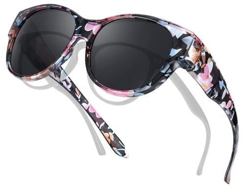 TJUTR Polarized Fit Over Sunglasses for Women UV400 Protection TS2579