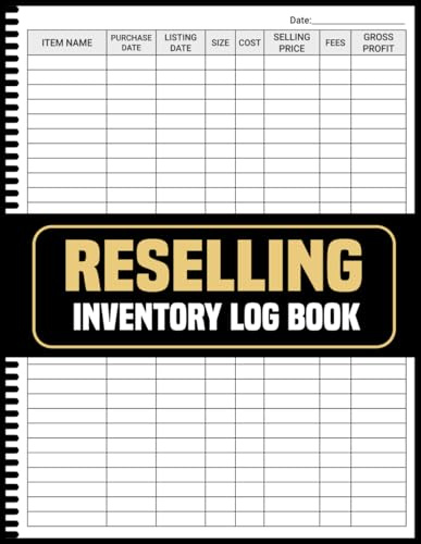 Reselling Inventory Log Book: Stay Organized and Boost Your Business Performance