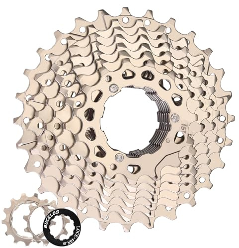 AEYINO 8/9/10/11/12 Speed Cassette Ultra-Light 11-25/28/32/34/36/40/42/46/50/52T Bike Cassette Fit Mountain Bike/Road Bike/XC/DH/AM,Compatible with Shimano Sram (9 Speed, 11-28T)