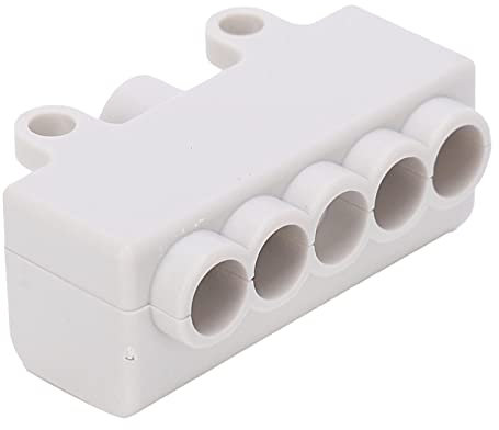 Splitter Principale Ad Alta materiali ausiliari elettrici morsetti Potenza da 4 Pezzi 400 V 60 A Connettore Terminale a Vite Bianco Connettori Riutilizzabili Universali per Cavi a T per Cablaggi