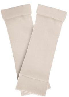 Turtle Doves 100% Recycled Cashmere Fingerless Gloves Chino