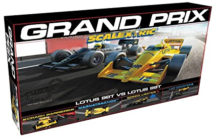 Scalextric C1432P 1:32 1980 GP Race Set Lotus - Slotcar, pista da corsa, auto per pista, pista da corsa, pista da corsa