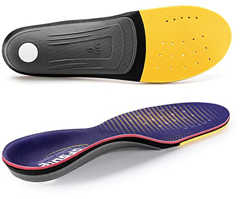 TOPSOLE Orthopädische Einlegesohlen, Hohe Arch Support Schuheinlagen Für Plantar Fasciitis, Fersensporn, Plattfuß, Senkspreizfuß, Fußschmerz, Komfort Herren & Damen Arbeitsschuhe Einlagen