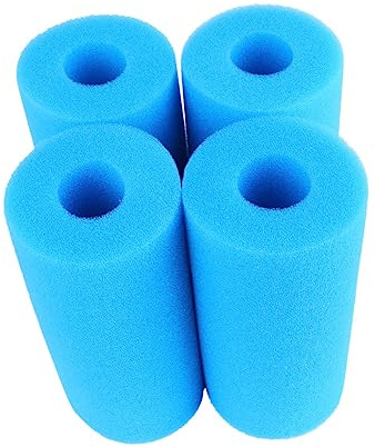 OFFSCH 4 Pz Filtro in Schiuma di Spugne Schiuma del Prefiltro del Serbatoio di Pesce Spugne Filtro in Schiuma Manicotto Filtrante Lavabile Spugne Coperchio Ingresso Acqua Spugna