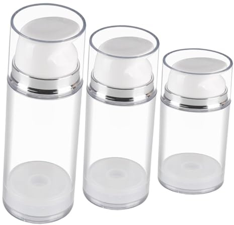 Generic 3St Tom Lotionflaska Presspump Flaska Påfyllningsbara Resebehållare Reseflaska Kräm Subflaska Påfyllningsbar Lotiondispenser Resebehållare För Krämer Krämflaska