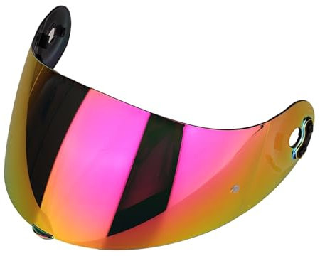 Motorrad Helmvisier, X-lite X-803 X-803RS UCX802 UV-Windschutzscheibe Motorradhelmvisier C-as-co Motorradzubehör X-803 RS (blau)(Deep Revo Purple Red)