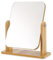 YZROHYI Specchio da Tavolo Legno 22 X 17 Cm,Specchio da Appoggio Scrivania,Specchio Piccolo Trucco,Specchio da Comodino,Specchio Autoportante da Tavolo,Rettangolare Specchio Cosmetico per Bagno