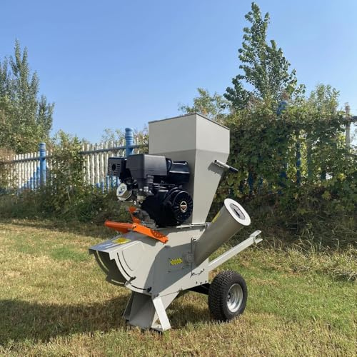 WENYOU-SWY4 Wood Chipper Crusher Farm Garden Use Gasoline Power Engine Forest 15HP