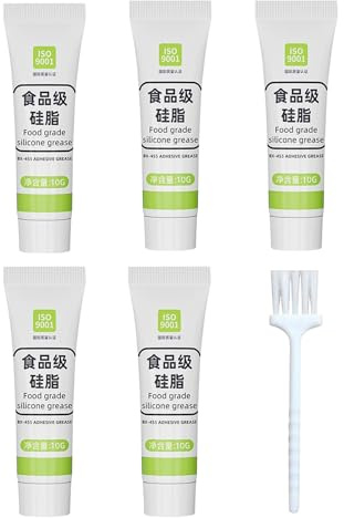 Juego de lubricante de grasa de junta tórica - sellador de de alimentos de silicona para de plomería | Lubricante multipropósito para filtros de agua Juntas Uso de la cocina | Alta temper