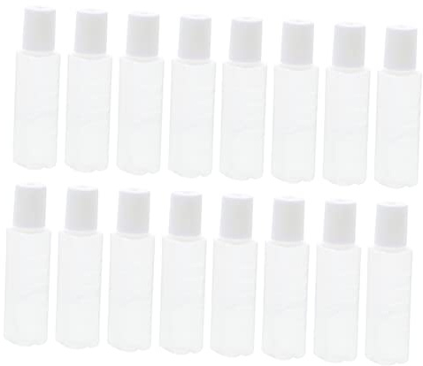 FOMIYES 25 Botellas Pequeñas de Plástico Pp para Líquido de Lentes de Contacto, Ligeras Prueba de Fugas, Adecuado para Viajes y Cuidado Ocular