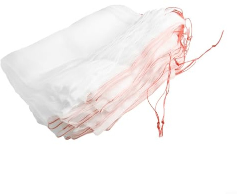 Allthingstore Lot de 50 sacs de protection réutilisables en maille de nylon avec cordon de serrage, 35 x 25 cm, 45 x 30 cm, pour oiseaux et insectes (15 x 10 cm)