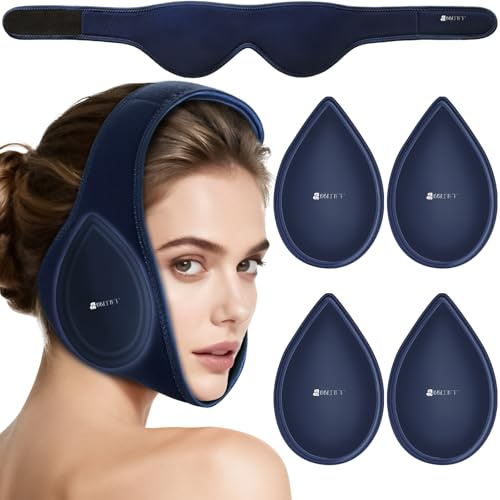 BBLTIFF Almohadillas Refrescantes para Muelas del Juicio, 4 Unidades de Gel Reutilizable Frío y Caliente, Bolsa Hielo Para La Cara para ATM, Cara, Mentón, Dolor De Muelas