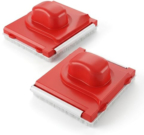 2 Pack Kantenstreicher Farbpad Perfect Edge Kantenmaler Farbkantenschneider Farbkanten Werkzeug Kantenmalwerkzeug Malen mit 2 Ersatzpads Professioneller Farbkantenschneider für Wände Decken und Ecken