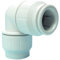 John Guest Speedfit Equal Elbow 15mm | PEM0315W Push-Fit Plumbing Fitting | Hot & Cold Water & Central Heating Pipe Connector