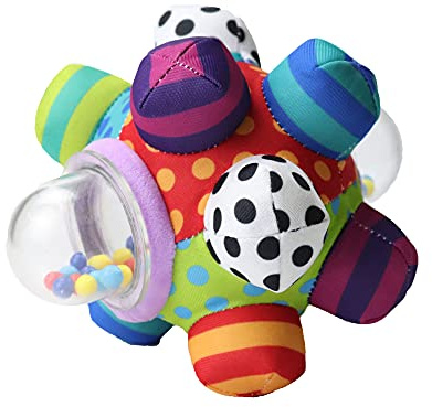 QQchickchicky Developmental Bumpy Ball Toy, Newborn Baby Infant Toys 0-3 Months, Help Develop Motor Skills and Brain Nerves, Sensory Baby Toys 3-6 4 5 6 7 8 9 10 11 12 Months 6.7