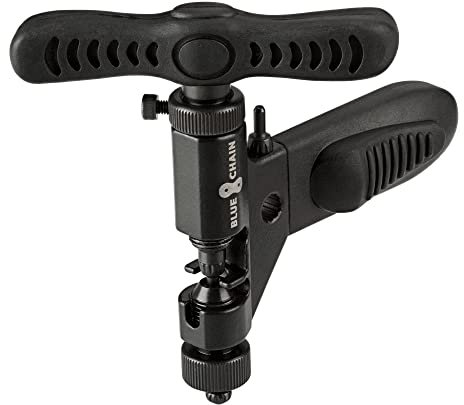 Bluechain® Universal Kettennieter Fahrrad mit Ersatzpin für 1- bis 12-Fach Schaltungen/Fahrradketten Nietwerkzeug zum Entfernen & Anbringen von Fahrradketten