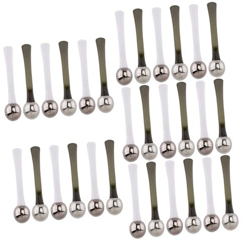 FOMIYES 5 Sets Sleek Augencreme- Zinklegierung Augencreme-löffel Praktische Augenpflege Für Frauen 6 Stück * 5