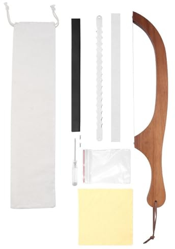 Trancheuse à au levain, coupe-, Coupe-pâte à en bois, Scie à Toast pour Sandwich en acier inoxydable, outil de notation de pâte dentelée amovible pour le, la pâtisserie et le gâteau