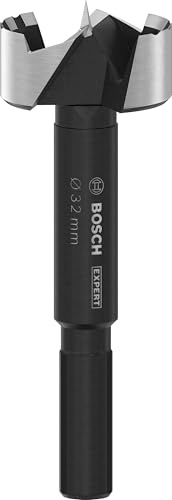 Bosch 1x EXPERT Wood Forstnerbohrer (für Weichholz, Hartholz, Ø 32,00 mm, Professional Zubehör Bohrmaschine, Schrauber)