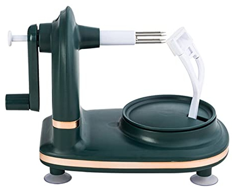 JINGYAN Ralladores Máquina peladora de Manzanas y Frutas, peladora de Manzanas, rebanadora, Herramienta de Cocina giratoria Manual, máquina peladora de Cocina para Manzanas, cítricos
