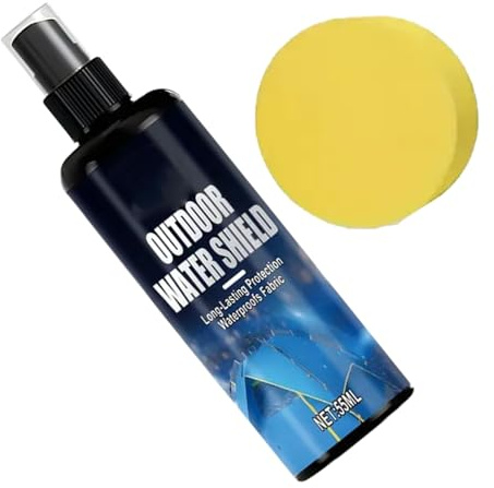 Spray impermeabilizzante per Tessuto, Agente di Protezione Impermeabile per da Campeggio, Spray Antipioggia per Scarpe, Tela, mobili, Scarpe, Stivali, mobili, Escursionismo, Campeggio