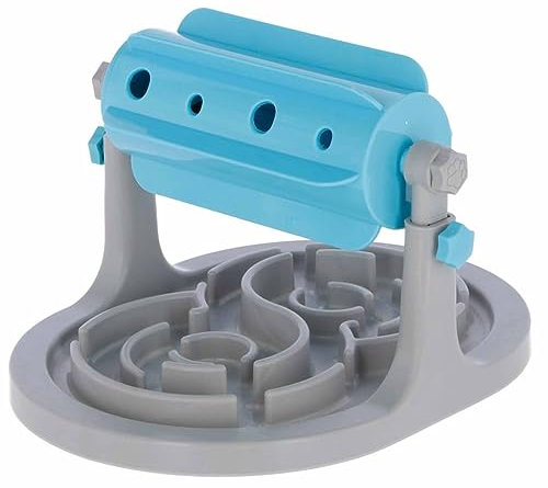 Kerbl Pet Snackrolle Anti-Schling grau/blau, 27x32x20-26cm