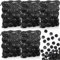 300 Stück Biokugeln Filtermedien 3,26 Zoll Bio-Ball für Teichfilter Salzwasser Aquarium Filter Biochemie Baumwolle Teichfilter Zubehör und 5 Stück schwarze Netzbeutel für Fischteich Brunnen Fischtank