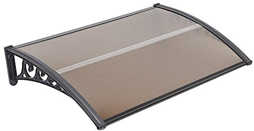 Gardiner för entrédörr fönstergardin för entrédörr för entrédörr aluminiumlegering genomskinlig markis (60 x 100 cm)