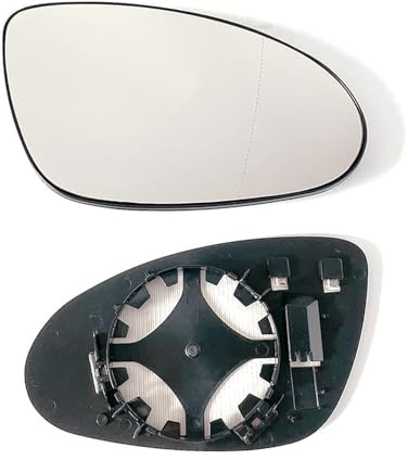 WYXFCBF Außenspiegel Spiegelglas für Mercedes Benz S Class CLS W221 W219 C219 2005-2009, Links Rechts Tür Beheizbar Spiegelglas Ersatz mit Trägerplatte, Auto Zubehör,Right