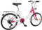 Tagowao 20 Zoll Kinderfahrrad, 6-Gang-V-Brake Bremsen Fahrrad, Kinderfahrräder mit Vorderes Licht und Hintere Halterung, Bicycle für Kinder, Mädchen und Jungen, Rosa