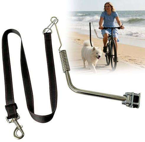 Laisse De Vélo pour Chien: Vélo pour Chien Mains Libres, Installation Et Démontage Facile, Pet Dog Bicycle Leash pour Le Jogging, L'entraînement, Le Cyclisme Et L'extérieur