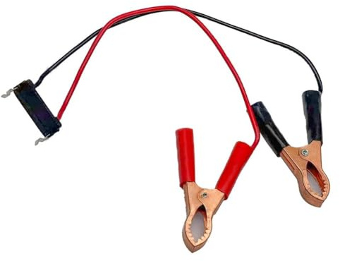 Vibsky Cavo di avviamento portatile per auto, adattatore di ricarica per strumenti di riparazione automobilistici, nero+rosso