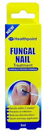 Healthpoint Fungal Nail Treatment For Toenails, Extra Strong Clinically Proven Formula, Antifungal Nail Care For Discoloured Nails, Protects Thick Broken Nails, Prevents Spread Of Infection, 5ml