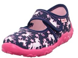 Superfit Mädchen Bonny Hausschuh, BLAU/ROSA 8030, 38 EU