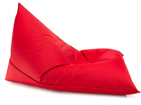 Ecopuf Lazy Pouf Cuscinone S Sittsäck i polyestertyg Antislitage Vattentät för både inomhus och utomhus 80X130 Cm fylld med polystyren
