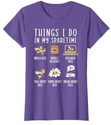 Things I Do In My Spare Time Beekeeper Beekeeping Apiarist T-Shirt