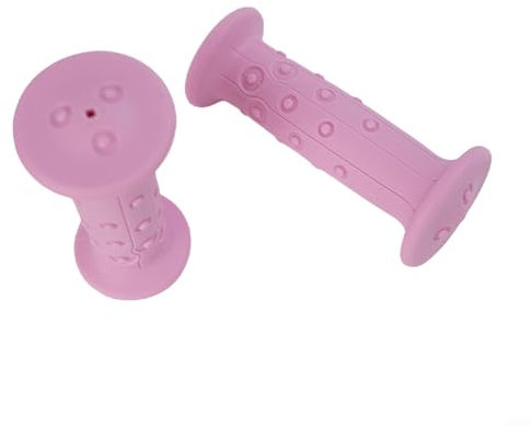 Poignées de guidon ergonomiques en caoutchouc de 18 mm pour vélo d'enfant BTWIN 14 40,6 cm, matériau TRP (G133 pour paire rose)