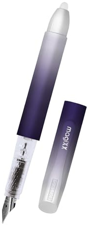 Online MagiXX Lavender Fountain Pen with Erasable Blue Ink I Includes 1 MagiXX Cartridge I Write, Erase & Correct in One I Fountain Pen as a Gift for School and University