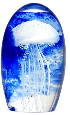 Signes Grimalt Sigris - Pisapapeles Cristal Medusa Azul 13 cm
